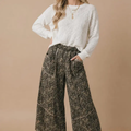 Leopard French Terry Pants