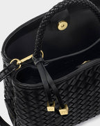 KL Black Nova Woven Top HDL Bag