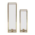 Glass & Gold Taper Holders