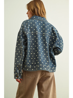 April Denim Polka Dot Jacket