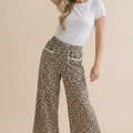 Leopard French Terry Pants