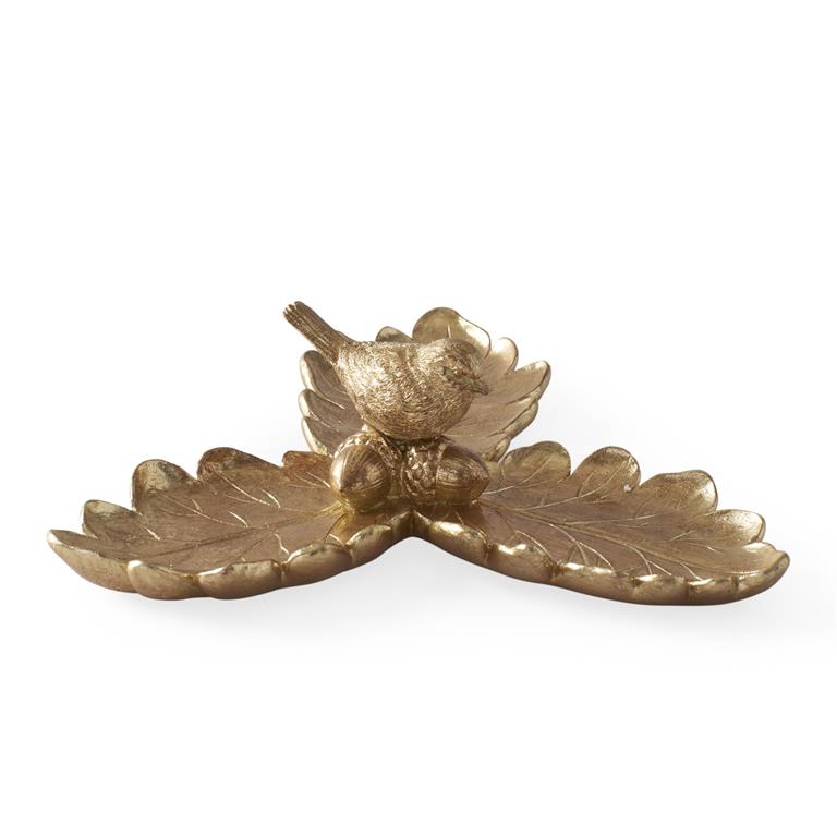 Gold Tray with Birds