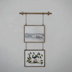 12"x10" Photo Hanging Metal Framed GlassPhoto Frames