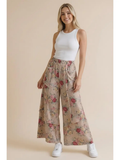 Rose Vintage Floral Pants