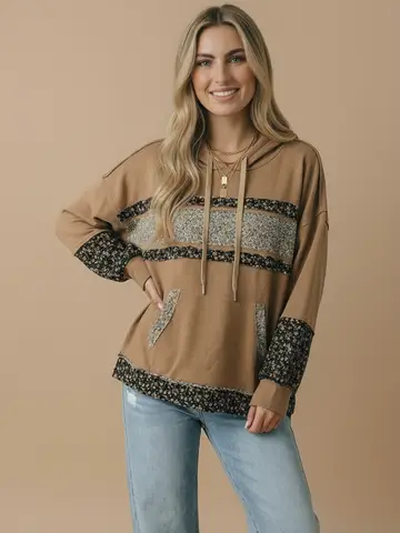 Kaeda Color Block Hoodie