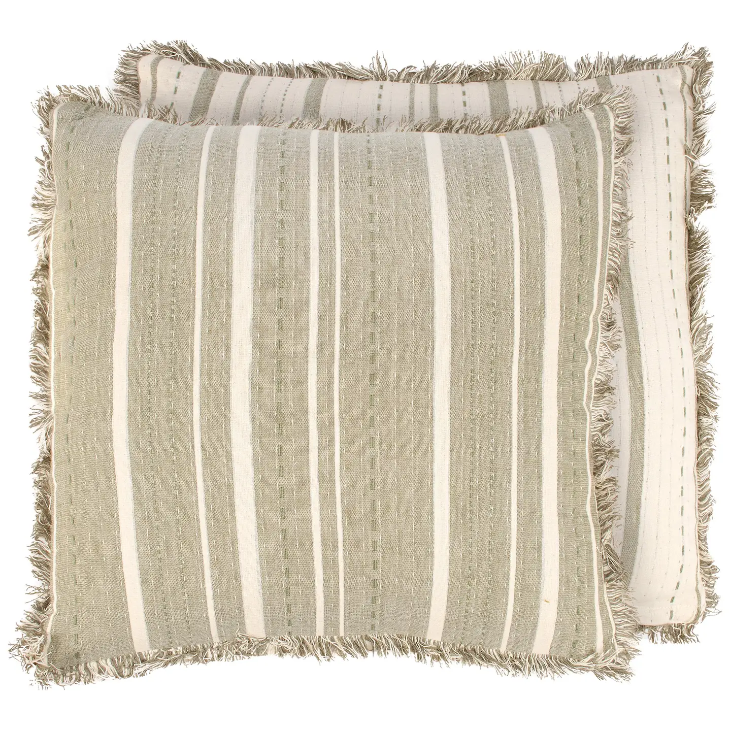 Pillow Green Stripe