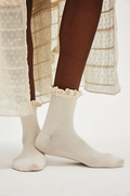 Free People Socks Ivory