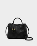 KL Black Nova Woven Top HDL Bag