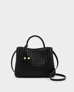 KL Black Nova Woven Top HDL Bag