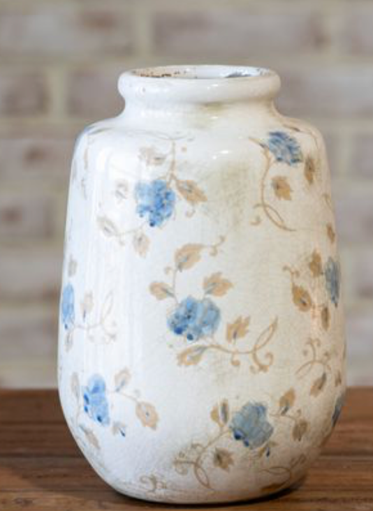 PD Blue Flower Bud Vase - Regular