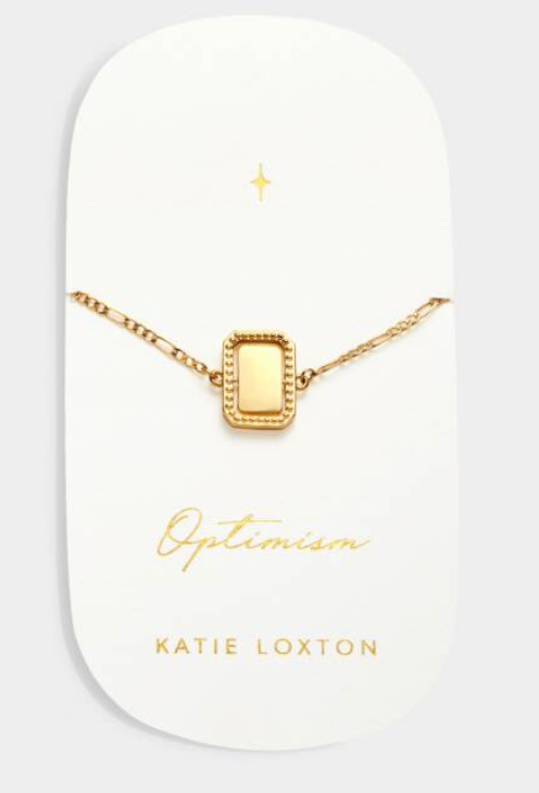 Katie Loxton KLJ6159 Optimism Spinning Amulet Bracelet - Regular