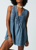 Free People OB2114060 Webster Romper Black