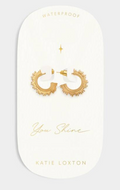 Katie Loxton KLJ6373 You Shine Hoop Earrings
