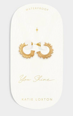 Katie Loxton KLJ6373 You Shine Hoop Earrings